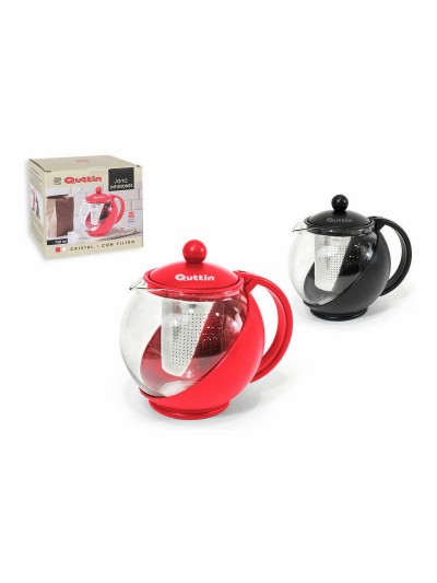 Jarra con Filtro para Infusiones Quttin Cristal 750 ml (12 Unidades)