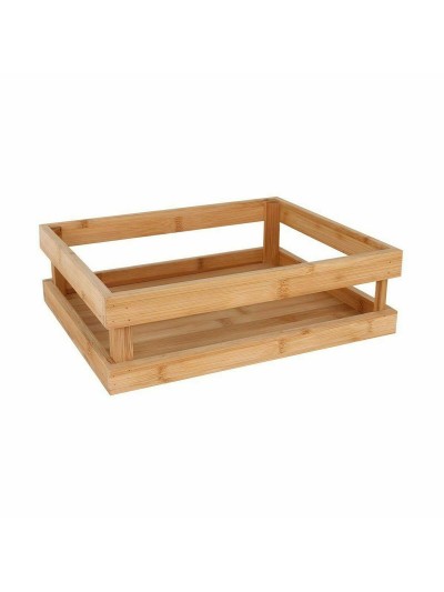 Snack tray Bamboo 32,5 x 26,5 x 10 cm  (3 Units)
