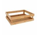 Snack tray Bamboo 32,5 x 26,5 x 10 cm  (3 Units)