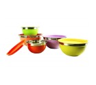 Set of bowls Bepro Multicolour 9 x 21 x 21 cm
