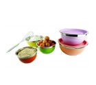 Set of bowls Bepro Multicolour 9 x 21 x 21 cm