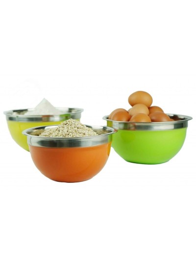 Set of bowls Bepro Multicolour 9 x 21 x 21 cm