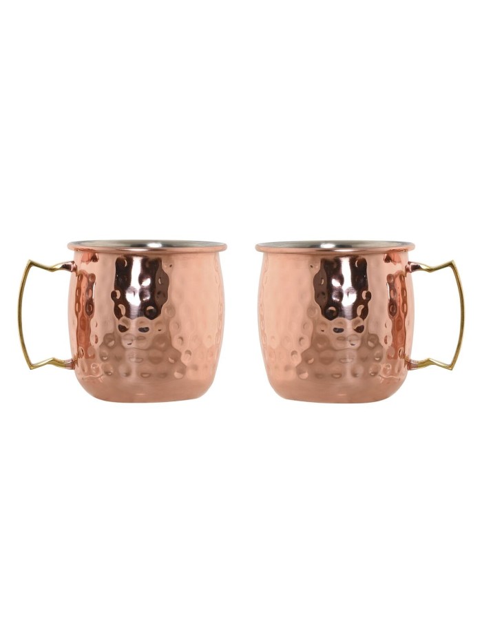 2 Piece Mug Set Home ESPRIT Golden 480 ml
