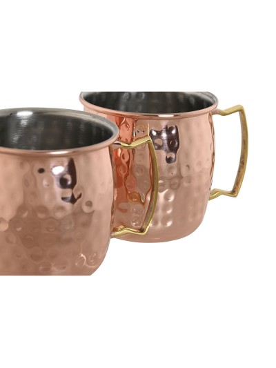 2 Piece Mug Set Home ESPRIT Golden 480 ml