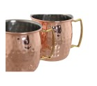 2 Piece Mug Set Home ESPRIT Golden 480 ml