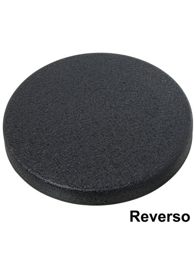 Tray Alexandra House Living Black Golden Metal Circular 37 x 4 x 37 cm