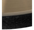 Tray Alexandra House Living Black Golden Metal Circular 37 x 4 x 37 cm
