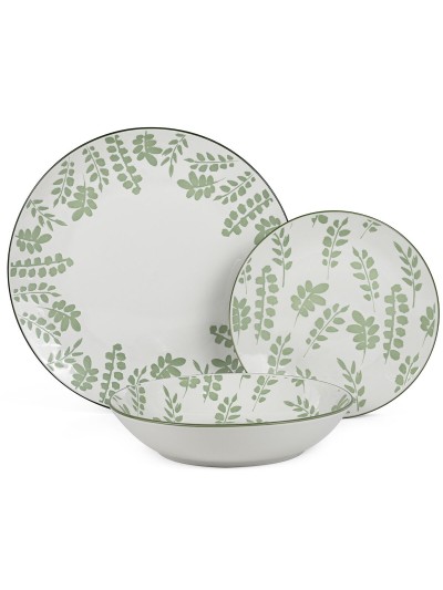 Assiettes Alexandra House Living Blanc Porcelaine 27 x 1 x 27 cm