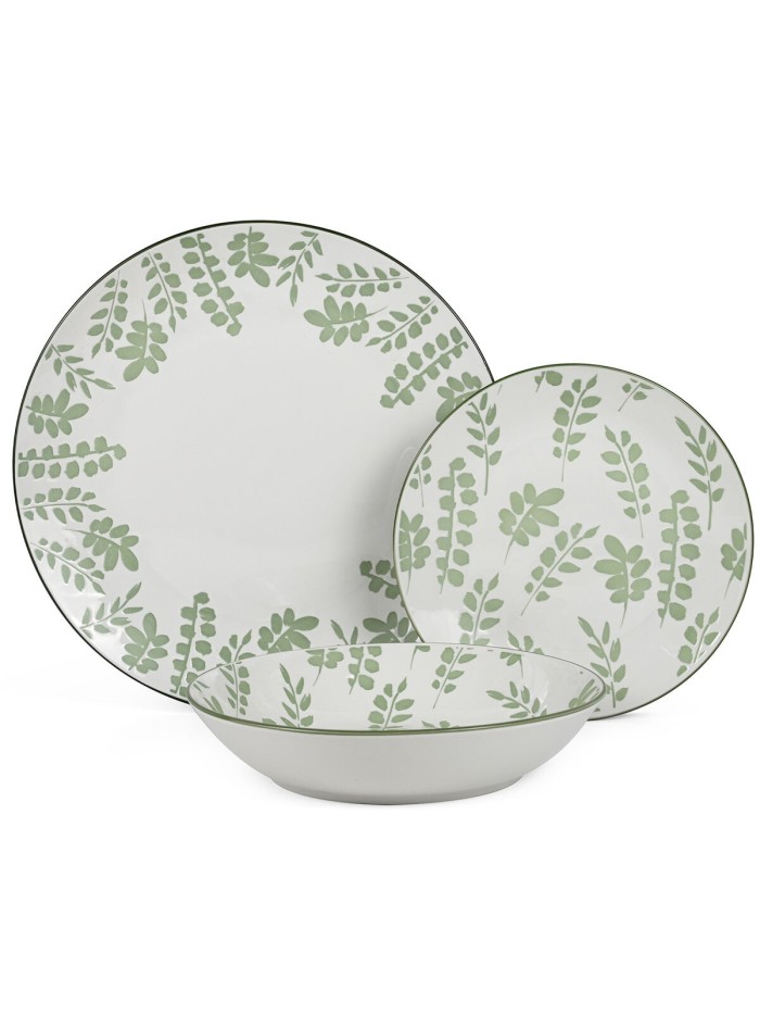 Tableware Alexandra House Living White Porcelain 27 x 1 x 27 cm