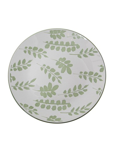 Vajilla Alexandra House Living Blanco Porcelana 27 x 1 x 27 cm