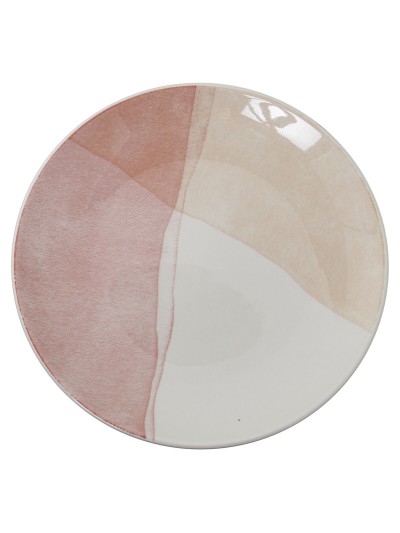 Tableware Alexandra House Living Pink Porcelain 27 x 1 x 27 cm