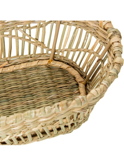 Set of trays Alexandra House Living Beige Seagrass 43 x 7 x 17 cm 36 x 16 x 6 cm 2 Pieces