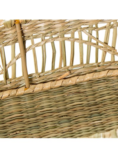 Juego de Bandejas Alexandra House Living Beige Hierba de mar 43 x 7 x 17 cm 36 x 16 x 6 cm 2 Piezas