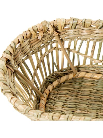 Set of trays Alexandra House Living Beige Seagrass 43 x 7 x 17 cm 36 x 16 x 6 cm 2 Pieces