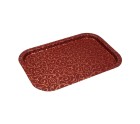 Tray Versa Serpentine Red Metal 32 x 1,5 x 34 cm