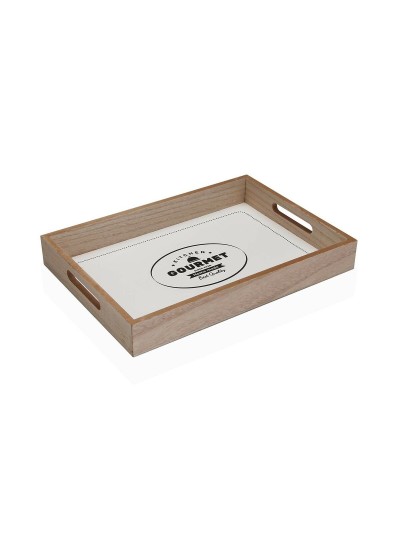 Bandeja Versa Gourmet Madera MDF 24 x 4,5 x 34 cm