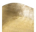 Set of trays Alexandra House Living Golden Metal Aluminium 31 x 3 x 23 cm 43 x 32 x 4 cm 2 Pieces