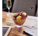 Ice Cream and Milk Shake Glass Arcoroc Jazzed Transparent Glass