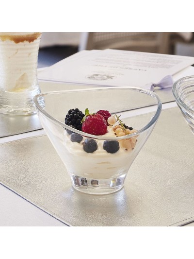 Ice Cream and Milk Shake Glass Arcoroc Jazzed Transparent Glass