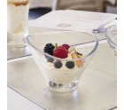 Ice Cream and Milk Shake Glass Arcoroc Jazzed Transparent Glass