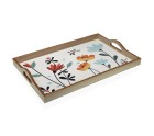 Bandeja Versa Selene Madera MDF 30 x 5 x 45 cm Flores
