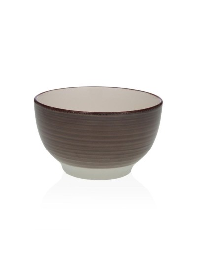 Bowl Versa Grey Stoneware 14 x 8,3 x 14 cm