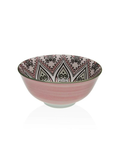 Bol pour Apéritifs Versa Rose Céramique Porcelaine 15,5 x 7 x 15,5 cm