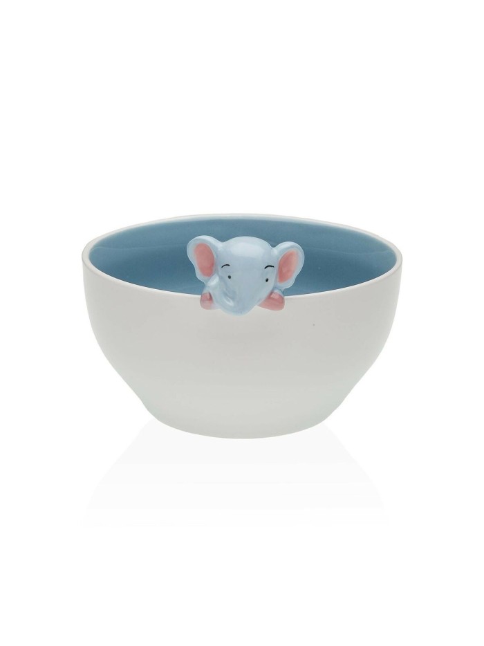 Bowl Versa Porcelain 15,8 x 9,5 x 14 cm Elephant