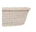 Tray White Bamboo Rattan 29 x 22 x 7 cm (2 Units)