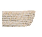 Tray White Bamboo Rattan 44 x 17 x 7 cm (2 Units)
