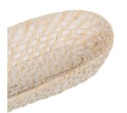 Tray White Bamboo Rattan 44 x 17 x 7 cm (2 Units)