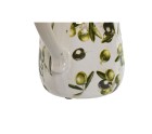 Jarra Home ESPRIT Blanco Marrón Verde Gres Shabby Chic Oliva