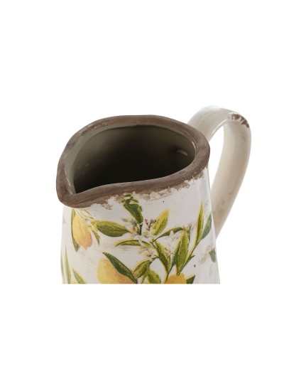 Pichet Home ESPRIT Blanc Marron Grès Citron Shabby Chic