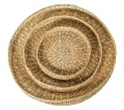 Juego de Bandejas Alexandra House Living Beige Hierba de mar 30 x 3 x 30 cm 40 x 3 x 40 cm 20 x 3 x 20 cm 3 Piezas