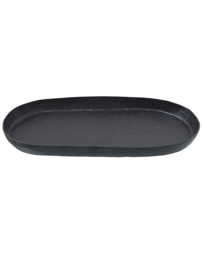 Set of trays Alexandra House Living Black Metal Aluminium 40 x 20 cm 30 x 15 cm 21 x 11 cm 3 Pieces