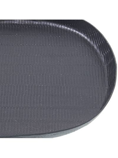 Juego de Bandejas Alexandra House Living Negro Metal Aluminio 40 x 20 cm 30 x 15 cm 21 x 11 cm 3 Piezas