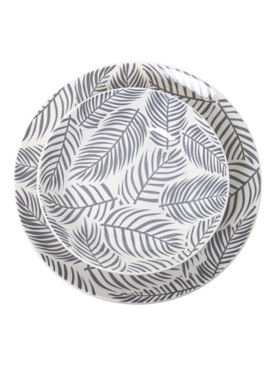 Tableware Alexandra House Living Grey Porcelain 27 x 1 x 27 cm