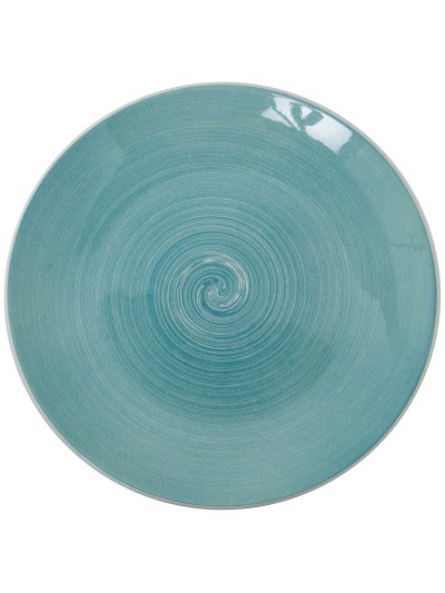 Tableware Alexandra House Living Blue Porcelain 27 x 1 x 27 cm