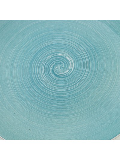 Tableware Alexandra House Living Blue Porcelain 27 x 1 x 27 cm
