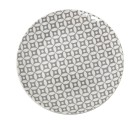 Vajilla Alexandra House Living Gris Porcelana 27 x 1 x 27 cm