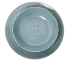 Assiettes Alexandra House Living Bleu Porcelaine 27 x 1 x 27 cm