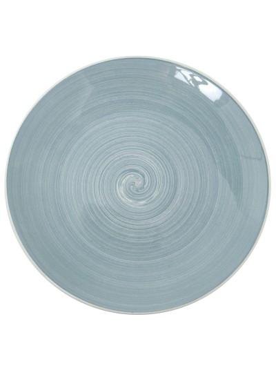 Tableware Alexandra House Living Blue Porcelain 27 x 1 x 27 cm