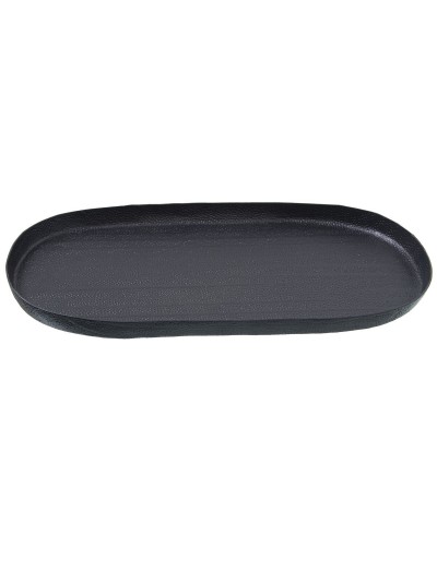 Set of trays Alexandra House Living Black Metal Aluminium 40 x 20 cm 30 x 15 cm 21 x 11 cm 3 Pieces