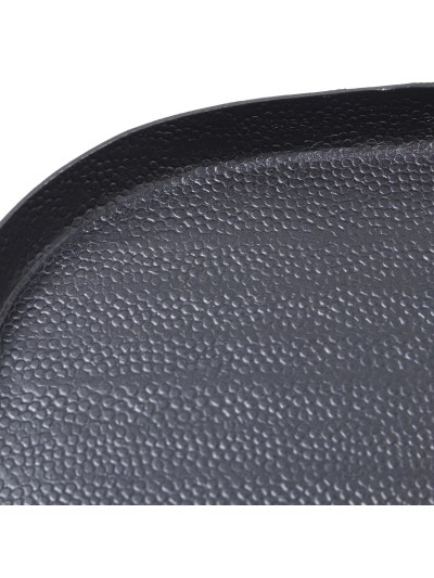 Juego de Bandejas Alexandra House Living Negro Metal Aluminio 40 x 20 cm 30 x 15 cm 21 x 11 cm 3 Piezas