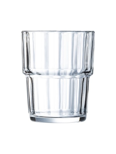 Thermal Cup with Lid Noruega Transparent Glass