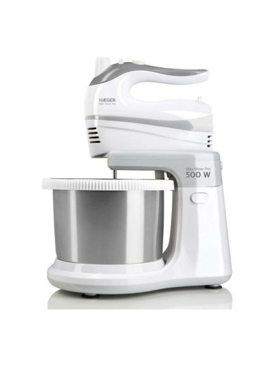 Robot Pâtissier avec Bol Haeger BL-5BW.009A MAX MIXER PRO 500 W 3 L Multicouleur