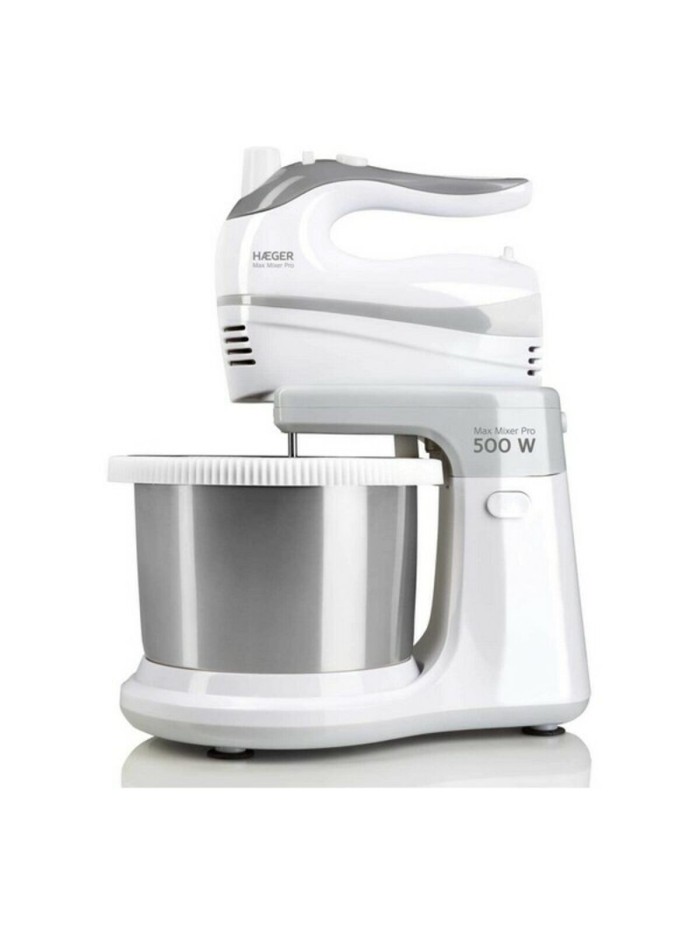 Robot Pâtissier avec Bol Haeger BL-5BW.009A MAX MIXER PRO 500 W 3 L Multicouleur