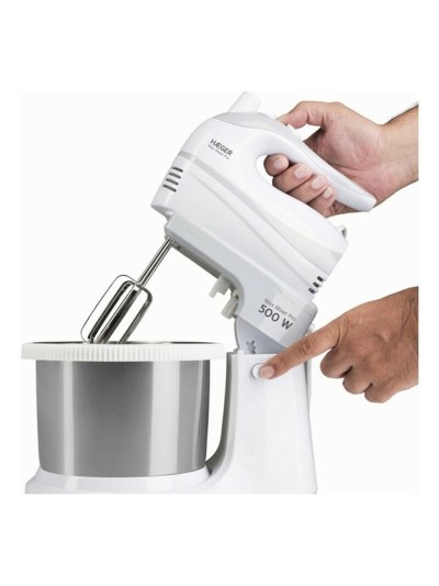 Robot Pâtissier avec Bol Haeger BL-5BW.009A MAX MIXER PRO 500 W 3 L Multicouleur