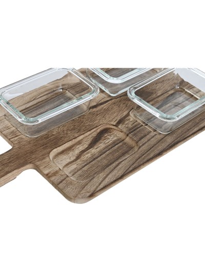 Snack tray Home ESPRIT Natural 350 ml 39,5 x 20 x 5 cm