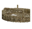 Set of trays Home ESPRIT White Natural Boho 44 x 44 x 12 cm (3 Units)